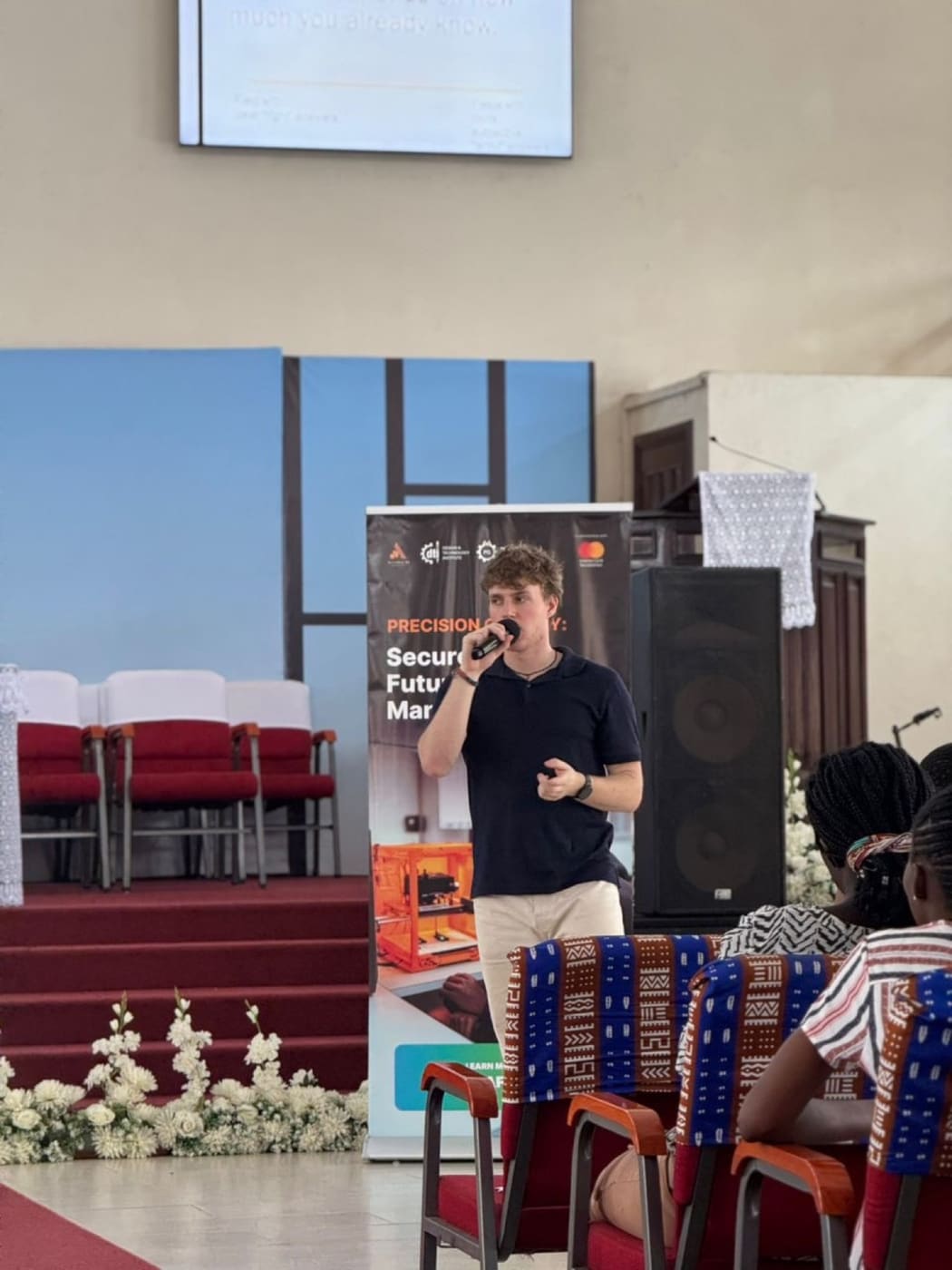 Speaking at the Precision Quality Cohort 2 launch in Accra.